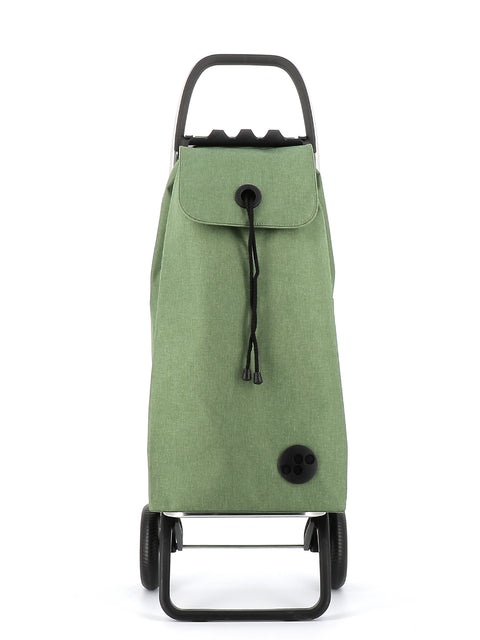 Ostoskärry I-Max Tweed 2L vihreä 2 renkaalla