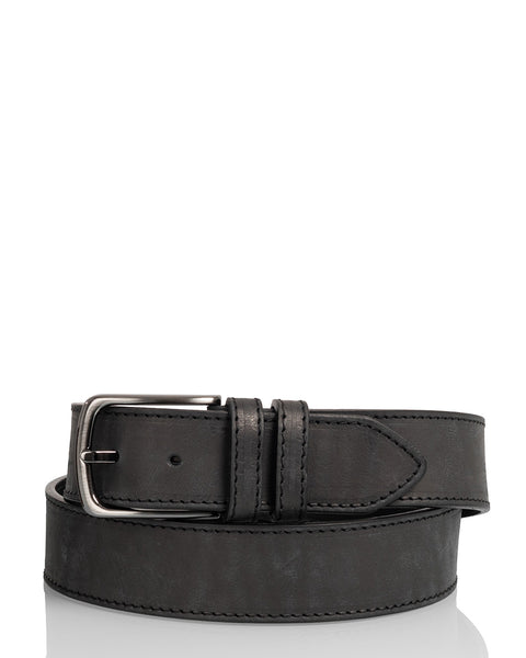 Utua nahkavyö 4cm musta - Image 1