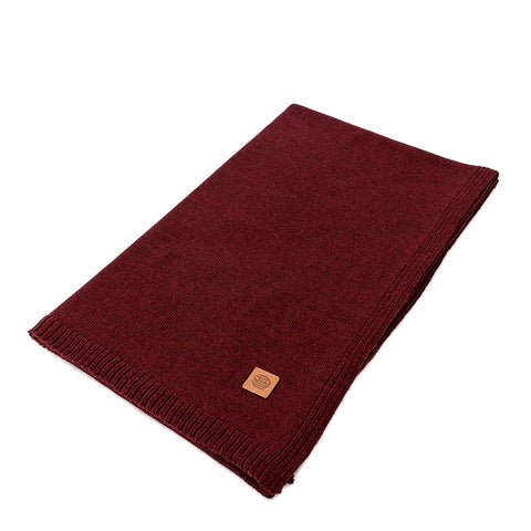 Utua jättihuivi viininpunainen - Image 1