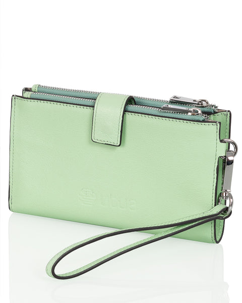 Puhelinlompakko vaaleanvihreä - Image 1