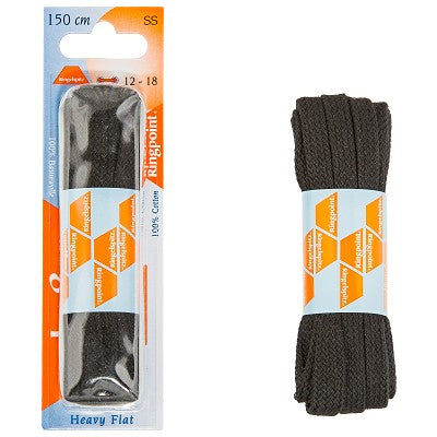 Kengännauhat musta 150cm - Image 1