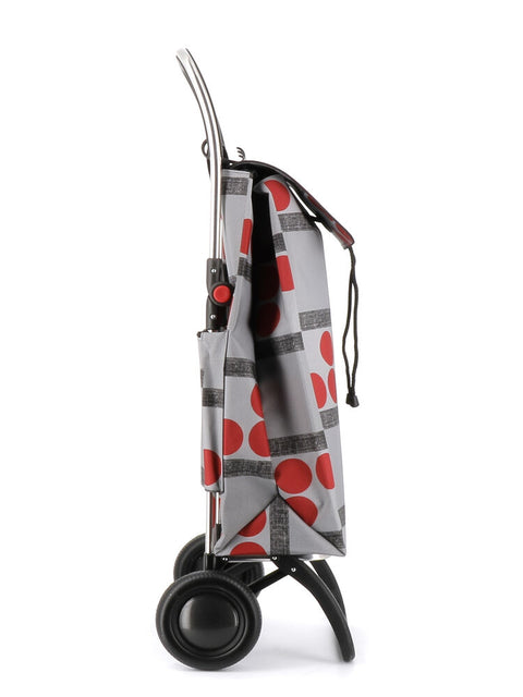 Ostoskärry I-Max Logos 2L punaharmaa 2 renkaalla - Image 2