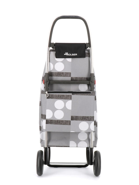 Ostoskärry I-Max Logos 2L valkoharmaa 2 renkaalla - Image 3