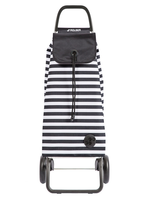 Ostoskärry I-Max Marina 2L mustavalkoinen 2 renkaalla - Image 1