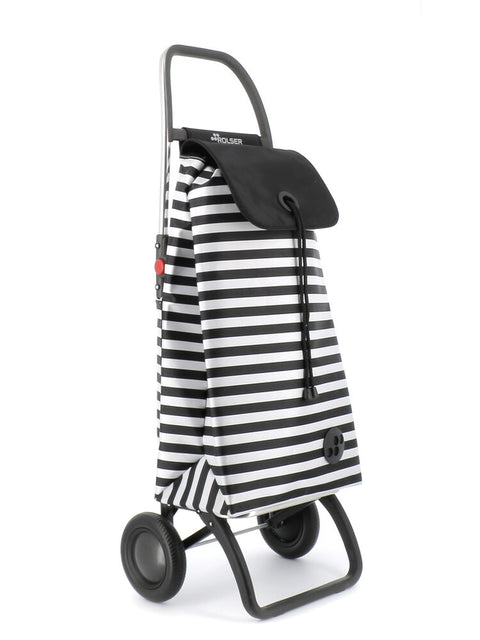 Ostoskärry I-Max Marina 2L mustavalkoinen 2 renkaalla - Image 2