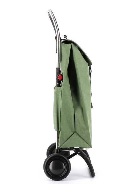 Ostoskärry I-Max Tweed 2L vihreä 2 renkaalla - Image 3