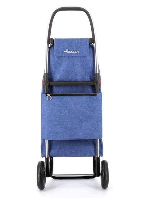 Ostoskärry I-Max Tweed 2L sininen 2 renkaalla - Image 3