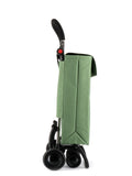 Ostoskärry Sbelta Tweed  vihreä 4 renkaalla, 2 kääntyvällä eturenkaalla ja säädettävällä kahvalla - Image 2