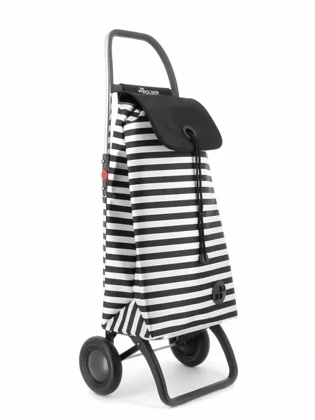 Ostoskärry I-Max Marina 2L mustavalkoinen 2 renkaalla - 2 pyöräiset ostoskärryt - IMX3281 - 2